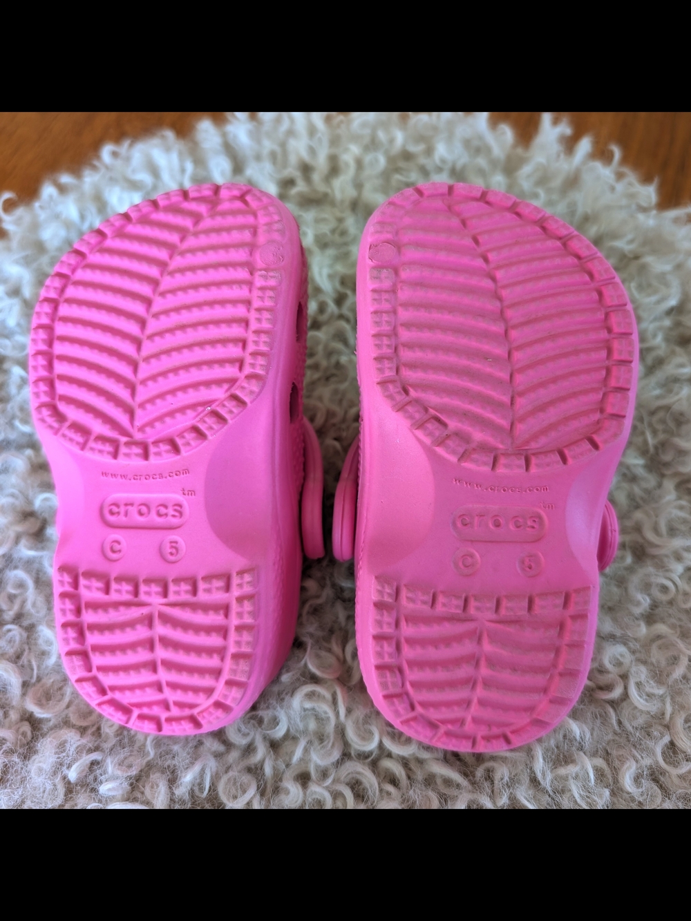 Crocs Electric Pink Toddler Baya Clog - Picture 6 of 6